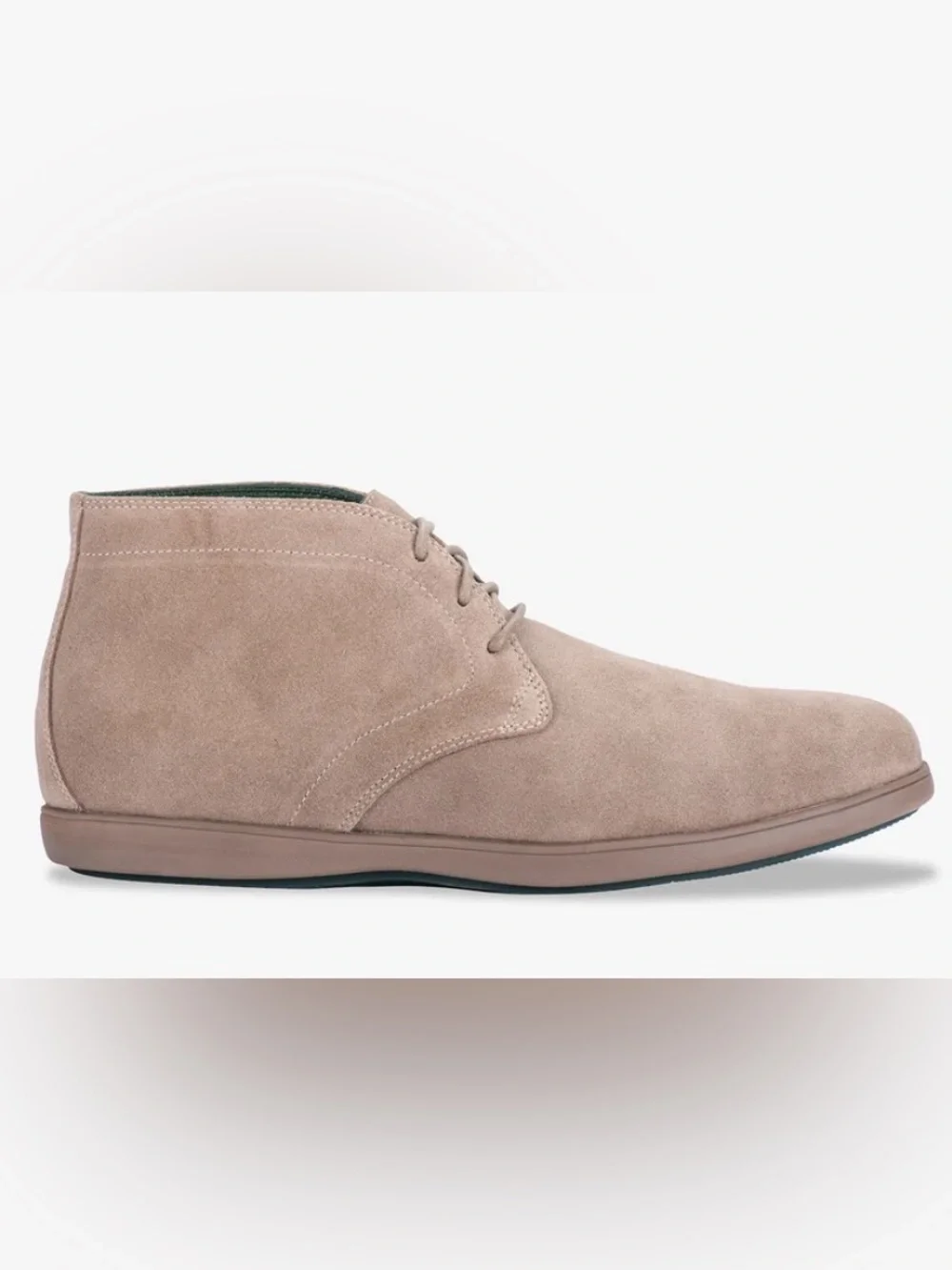 Men's Fibonacci Aabbacis Premium Suede Chukka Boots in Stone size 9